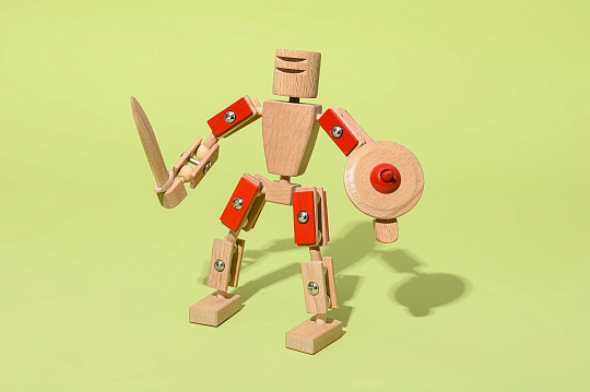 Робот-Рыцарь (красный)